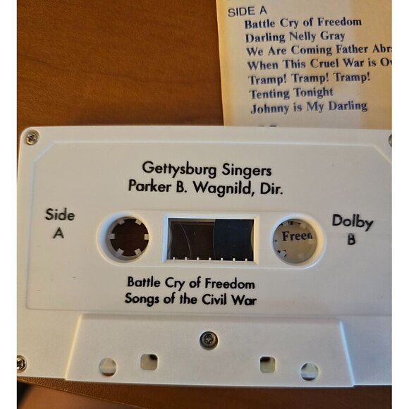 Battle Cry Of Freedom Cassette  Songs Of The Civil War  Gettysburg Singers - Picture 4 of 6